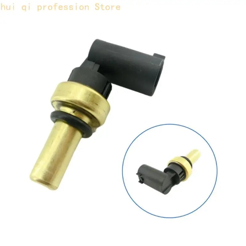 Vehicle Coolant Temperature 55591002 with Cylindrical Metal Probe, Right-Angle Socket and Integrated Seal for Replacement Checks Quake