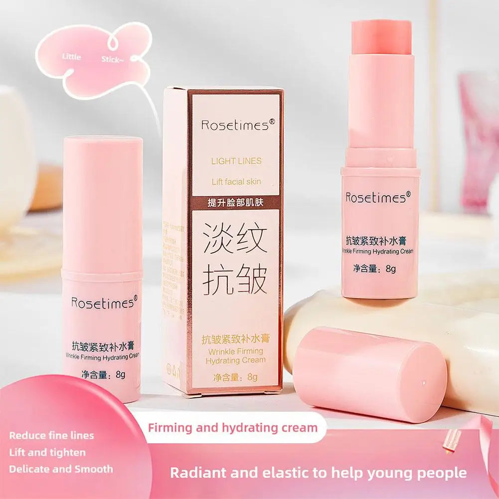 KAHI Moisturizing Wrinkle Bounce Multi Balm Stick Facial Collagen Cream Improve fine lines on neck and eyes, Quake