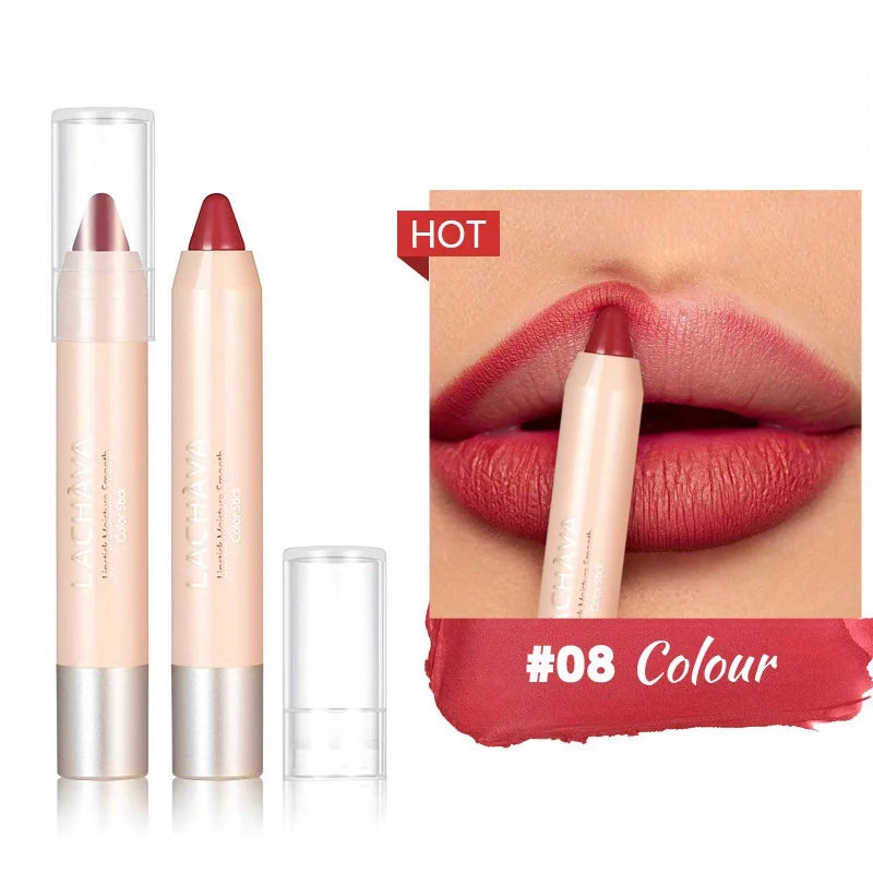 Lipstick Lipliner Pencil - Long-Lasting, Waterproof, Matte Finish, Non-Decolorizing, Smudge-Proof - Perfect for All Skin Types Quake 08