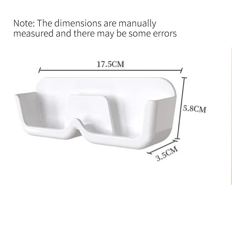 Wall Mount Eyeglasses Storage Holder Anti-Press Sunglasses Display Rack for Bedroom Bathroom Glasses Organizer Quake A