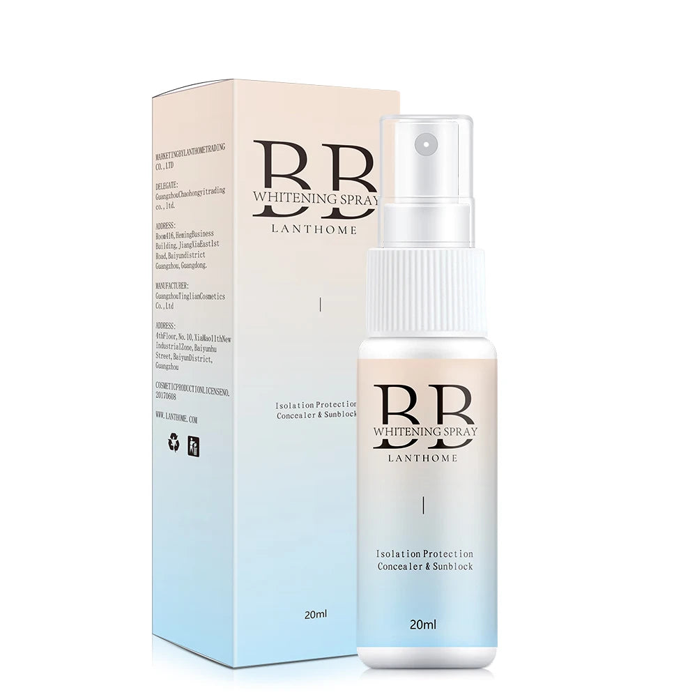 BB Whitening Spray Skin Brightening Moisturizing BB Cream Face Foundation Nourishing Skin Care Beauty Cosmetics Quake