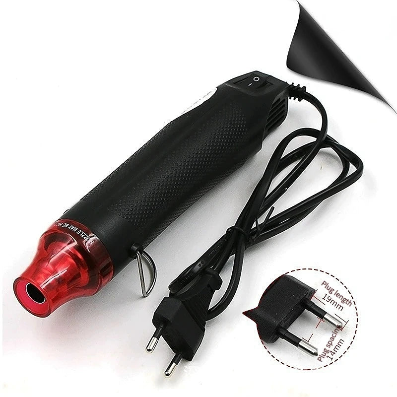 DIY Mini Hot Air Gun Hot Air Welding Station Car Cling Film Welding Temperature Air Gun Electric Blower Shrink Tube 220V Quake