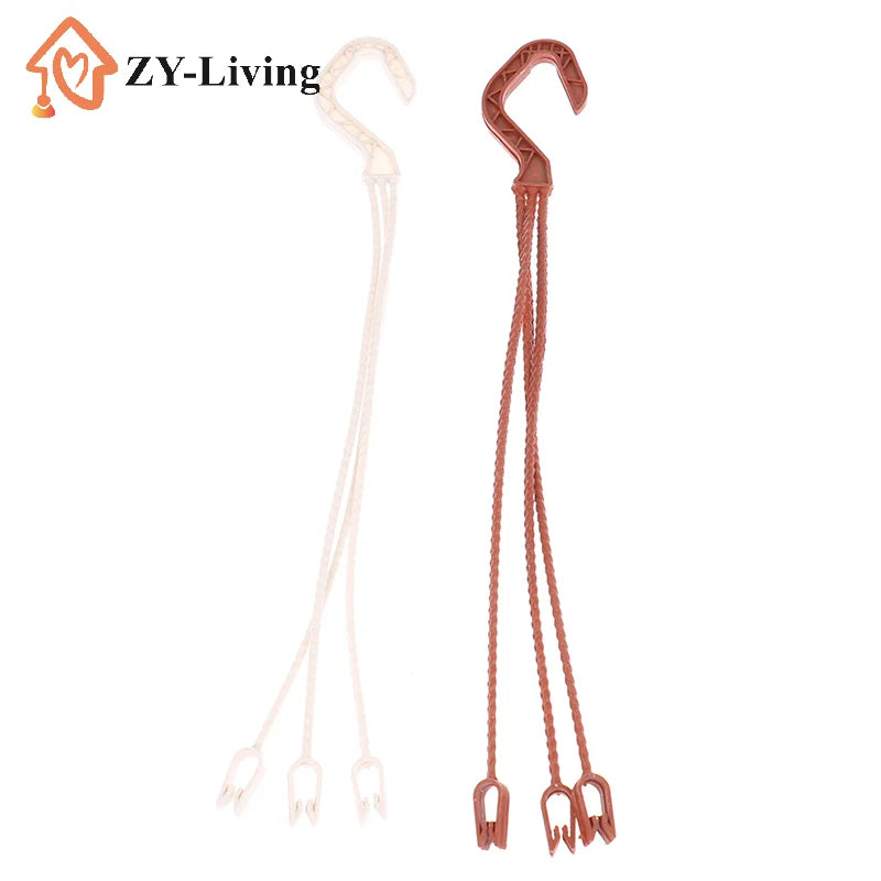 10PCS 36cm Plant Hanger Hook Flower Pots Hanging Basin Garden Basket Hanging Chains Quake