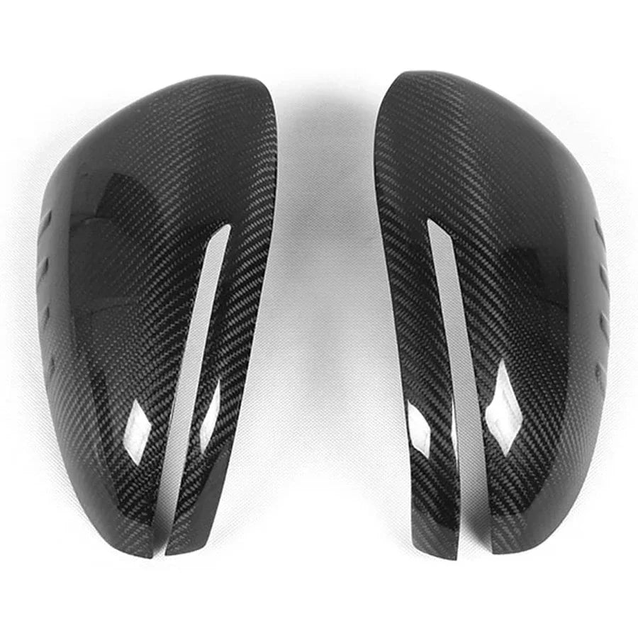 For KIA K5 Optima 2011-2015 ABS Carbon Fiber Black Buckle Style Car Exterior Body Side Door Rearview Mirror Cover Cap Shell Trim Quake