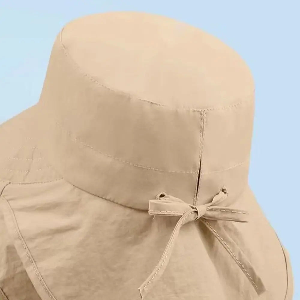 Gifts Adjustable Women's Sun Hat Neck Protection Wide-brimmed Summer Sun Cap UV Protection Fisherman Hat Quake