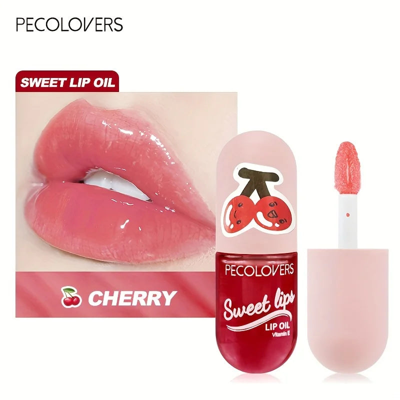 Strawberry Moisturizing Lip Gloss Peach Waterproof Glossy Long Lasting Not Sticky Natural Lip Tint Daily Makeup Lip Oil Primer Quake 03