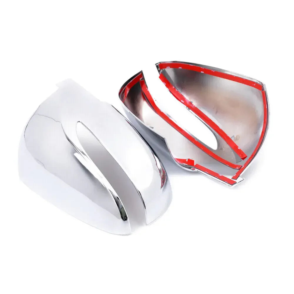 For Hyundai Tucson IX35 2010-2015 Car Rearview Side Mirror Cover Wing Cap Sticker Exterior Door Rear View Case Trim Chrome Auto Quake