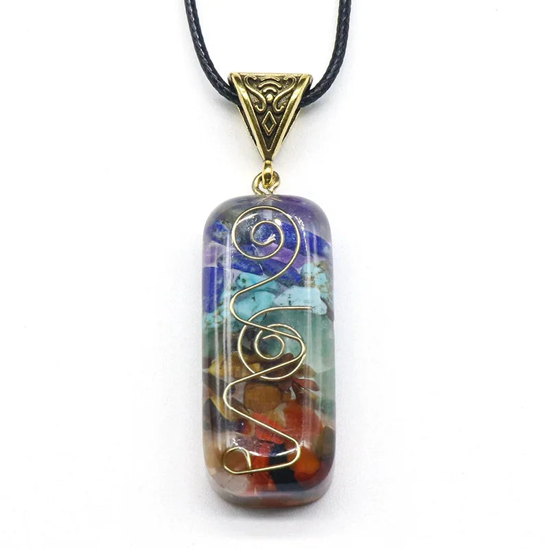 Natural Stone Gravel Pendant Necklace For Jewelry Making DIY Necklace Bracelet Accessory Wholesale Quake