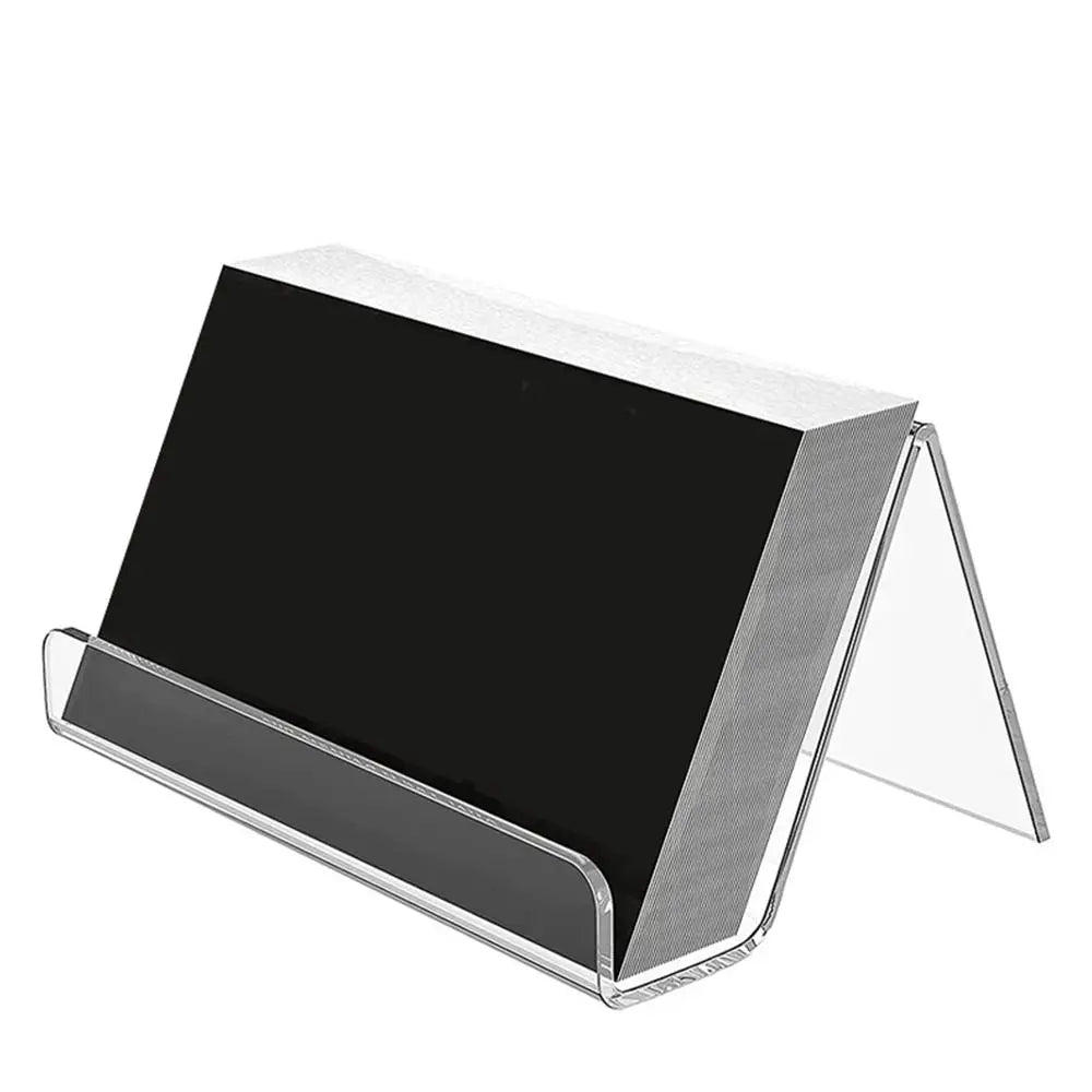 High Quality Acrylic Book Holder Transparent Multi Functional CD Display Rack Portable Mobile Phone Support School Office Quake