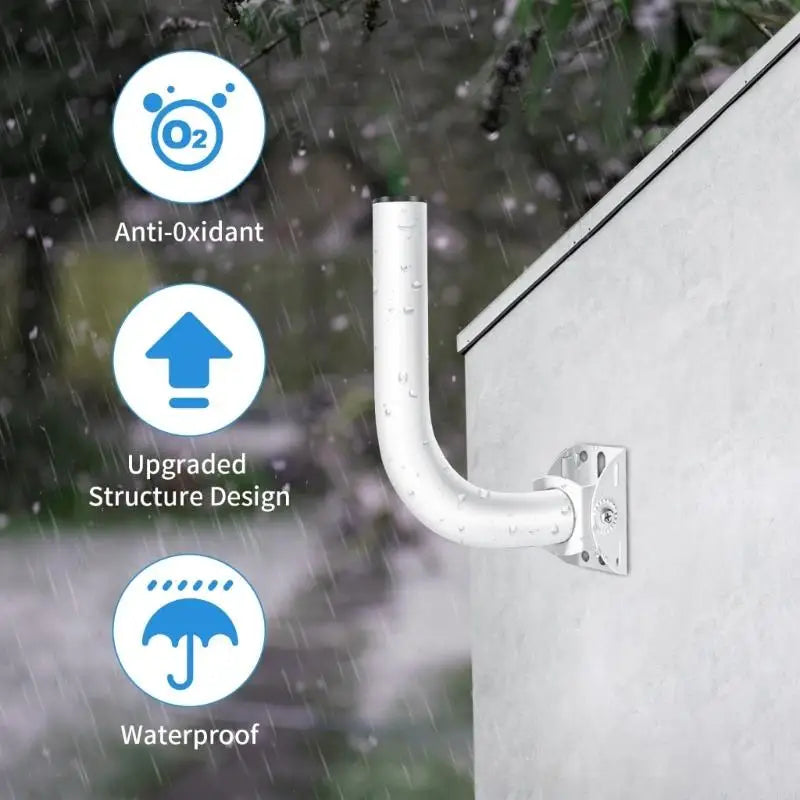 Wireless Bridge Mount Set with 2 Adjustable Iron Supports, Wall and Post Installation Hardware, and Fine Vertical and K1KF Quake