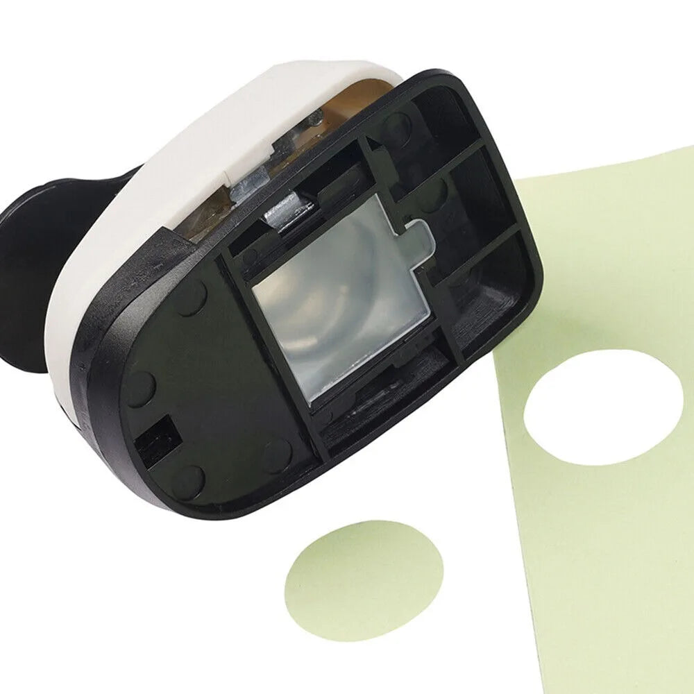 New ABS+alloy Hole Puncher Multiple Sizes Labor-saving Design Circular Embosser Circular Hole Shape Punch Paper Quake
