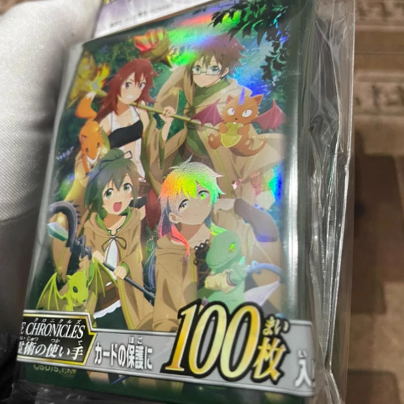 2026 New Yu-Gi-Oh! Official Card Sleeves 100pcs Chronicle Elementalist 63x90mm Standard Size Anime Card Protectors Gift for Kids Quake
