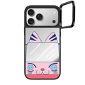 Bamboo Grove Camera Ring Stand Mirror Surface Phone Cover for IPhone 14 15 16 17 18 Pro Max Case for IPhone 18Pro Quake mirror (MagSafe) for iPhone17 Pro Max