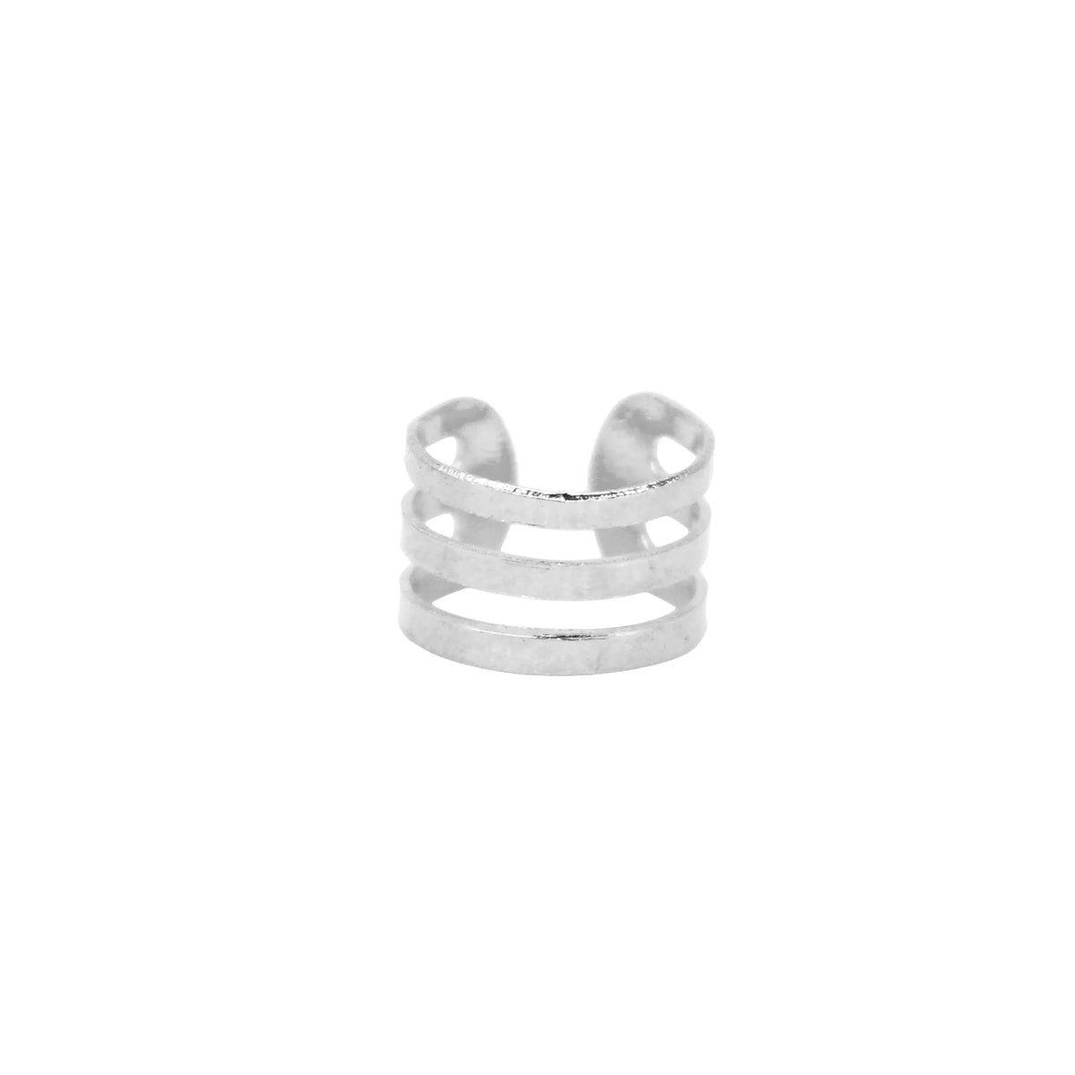 50Pcs Women Girls Dreadlocks Beads Hair Braid Rings Clips DIY Braiding Metal Cuffs Jewelry Pendants Hair Decoration Accessories Quake silver