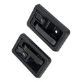 Inside Pull Handle Replacement Set, Black Left Right Pair for Vehicle Specific Interior Door Repair and Handle Repair Work H8WE Quake CN