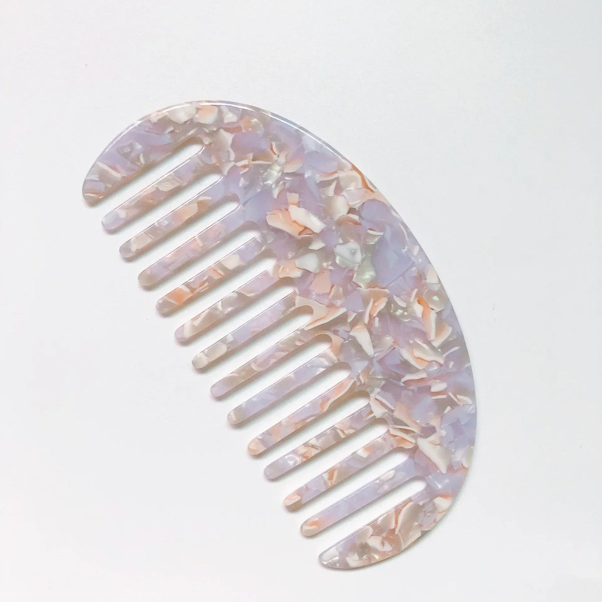 Wide Teeth Acetate Hair Combs Anti-static Massage Hair Brush Hairdressing Colorful Hairdress Salon Styling Traveling Accessories Quake NO.27 12x5.9cm