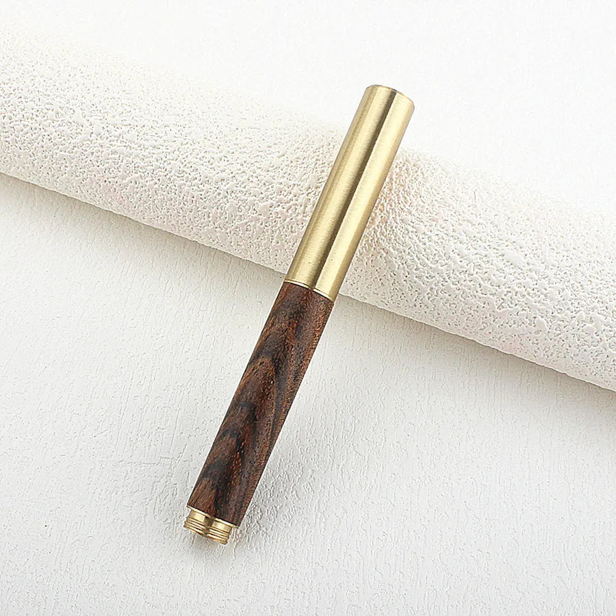 Mini Wood Business Office Student School Stationery Supplies EF 0.38mm Nib Fountain Pen School Supplies Stationery Quake 669-3 Fine 0.5mm