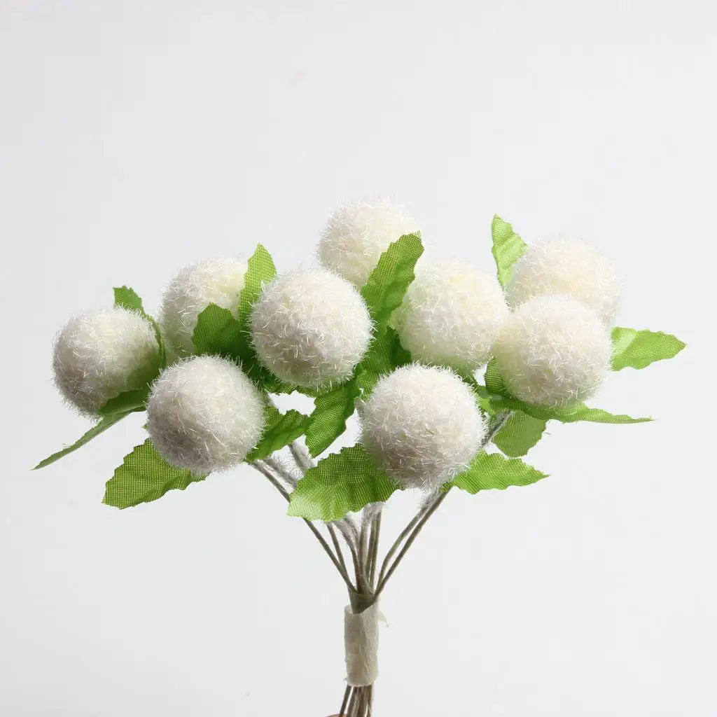 Artificial Berries Red Foam Berry Picks Small Realistic Fruit for Flower Garland Wedding Decor and Crafts Quake