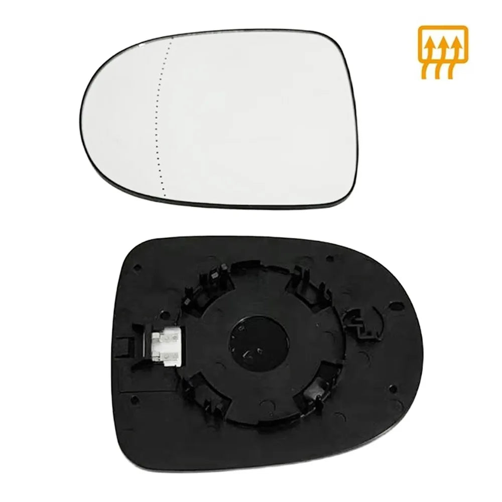For Renault Clio 3 Twingo Modus 2009-2012 1x Left Right Side Rear View Lens Split Mirror Heated Door Glass Rearview Accessories Quake