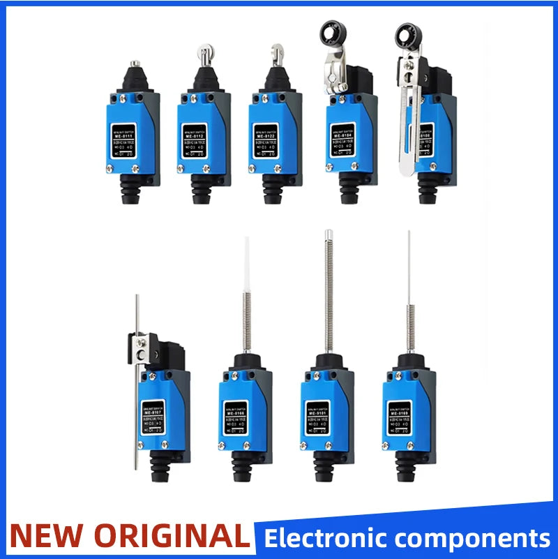 Switch ME-8108/04/07/11/12/22/66/69/9101 Limit Switch Rotary Adjustable Roller Lever Arm Travel Switch 1NC 1NO Waterproof IP65 Quake