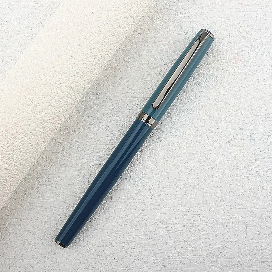 5016 Morandi Green Metal Fountain Pen Extra Fine / Fine Nib 0.38 mm Elegant Excellent Business Office Pen Quake 5016-3 0.38MM