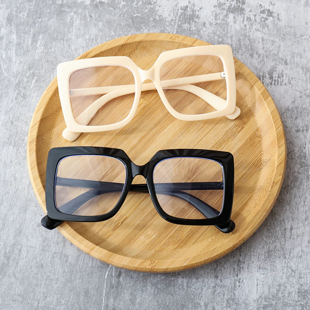 High-definition Anti Blue Light Glasses for Women Men Trendy Big Frame Office Computer Goggles Fashion Blue Ray Blocking Eyewear Quake