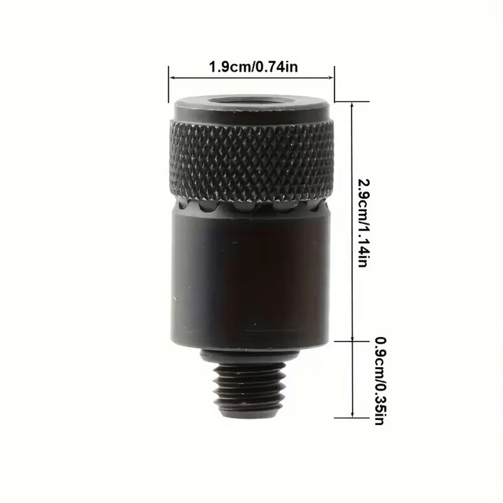 2Pcs/Set Fishing Alarm Bracket Connectors Fishing Alarm Bracket Link Equipment Magnetic Fishing Alarm Adapters for Fishing Rod Quake