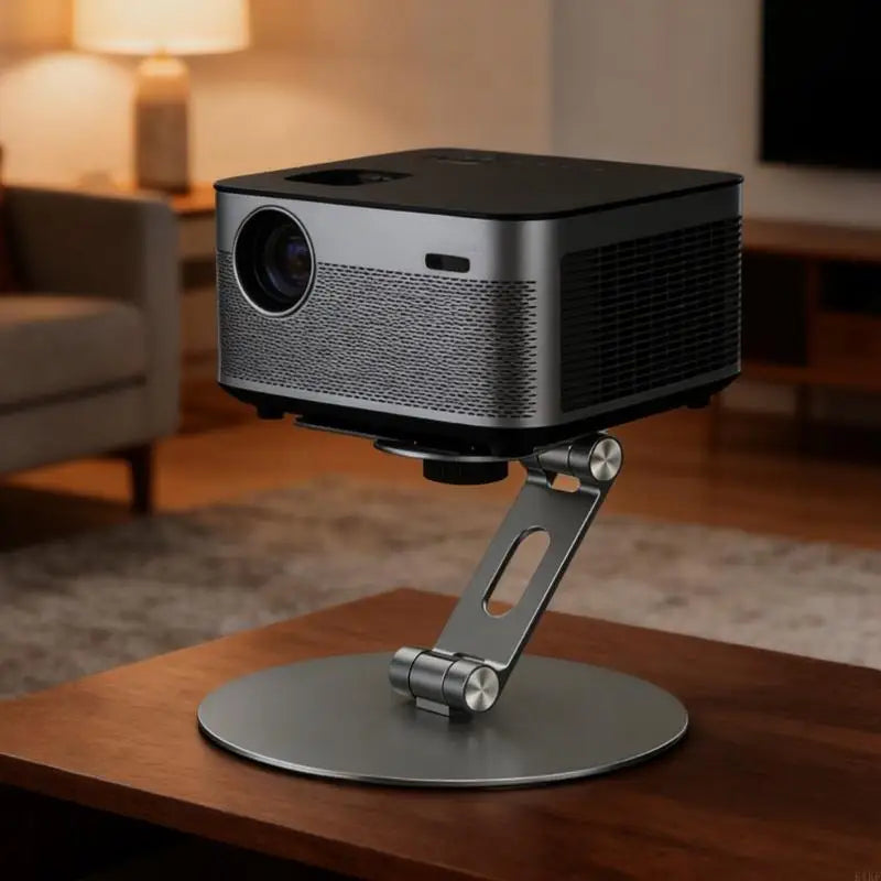 360Degree Rotating Foldable Desktop Projector Stand 1/4 Thread Mount for Projector Portable Use Angles Adjustable K1KF Quake