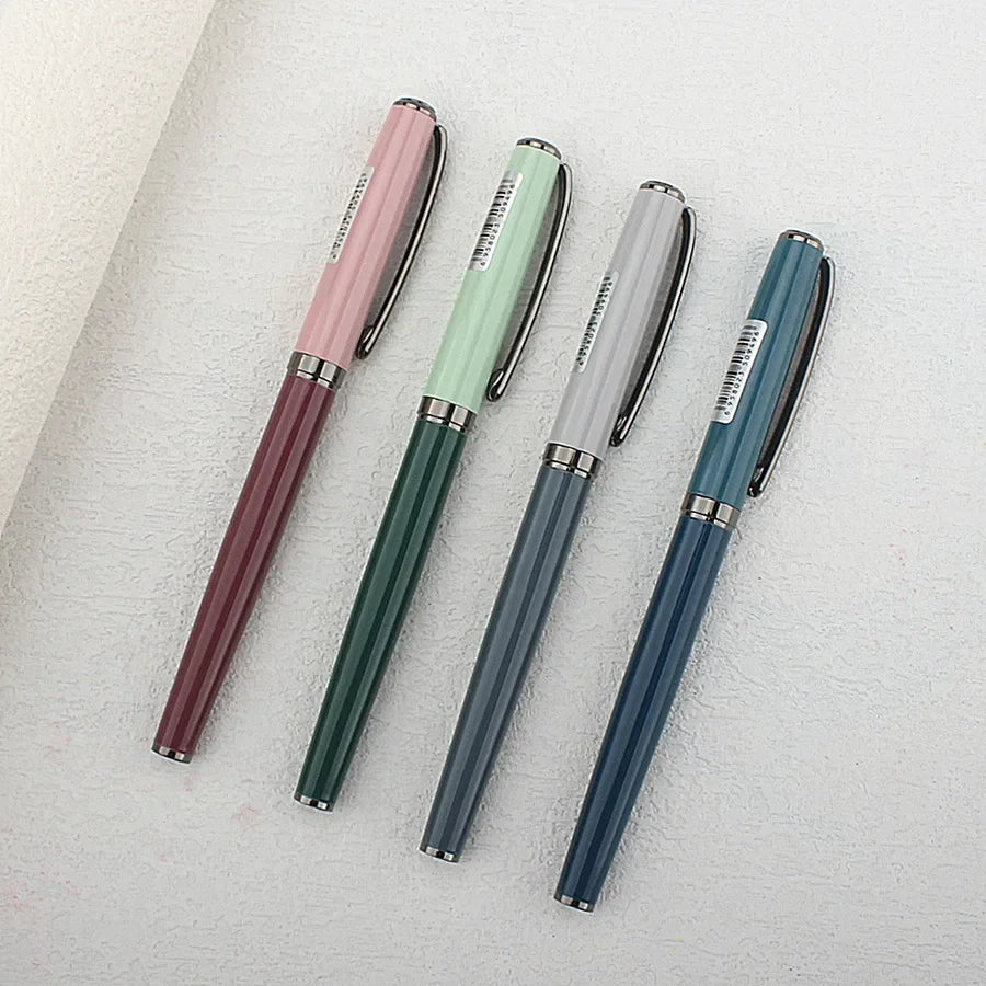 5016 Morandi Green Metal Fountain Pen Extra Fine / Fine Nib 0.38 mm Elegant Excellent Business Office Pen Quake