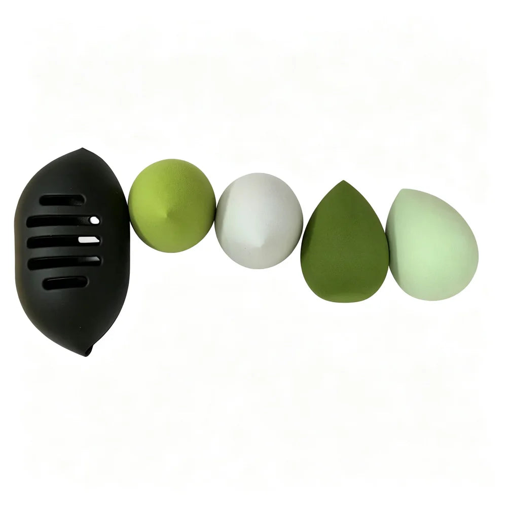 vvocci Ultra-soft Makeup Sponge Non-absorbent Foundation Sponge Foundation Sponge Cushion Puff Makeup Applicator Makeup Tool Quake