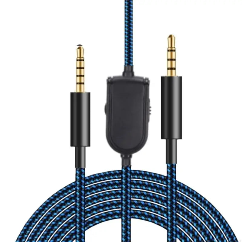 3.5Mm Headsets Cable for A10 A 30 A40 A50 Series, Braided Replacement Wire with Gold Plated Plugs and 2M Reach K1KF Quake