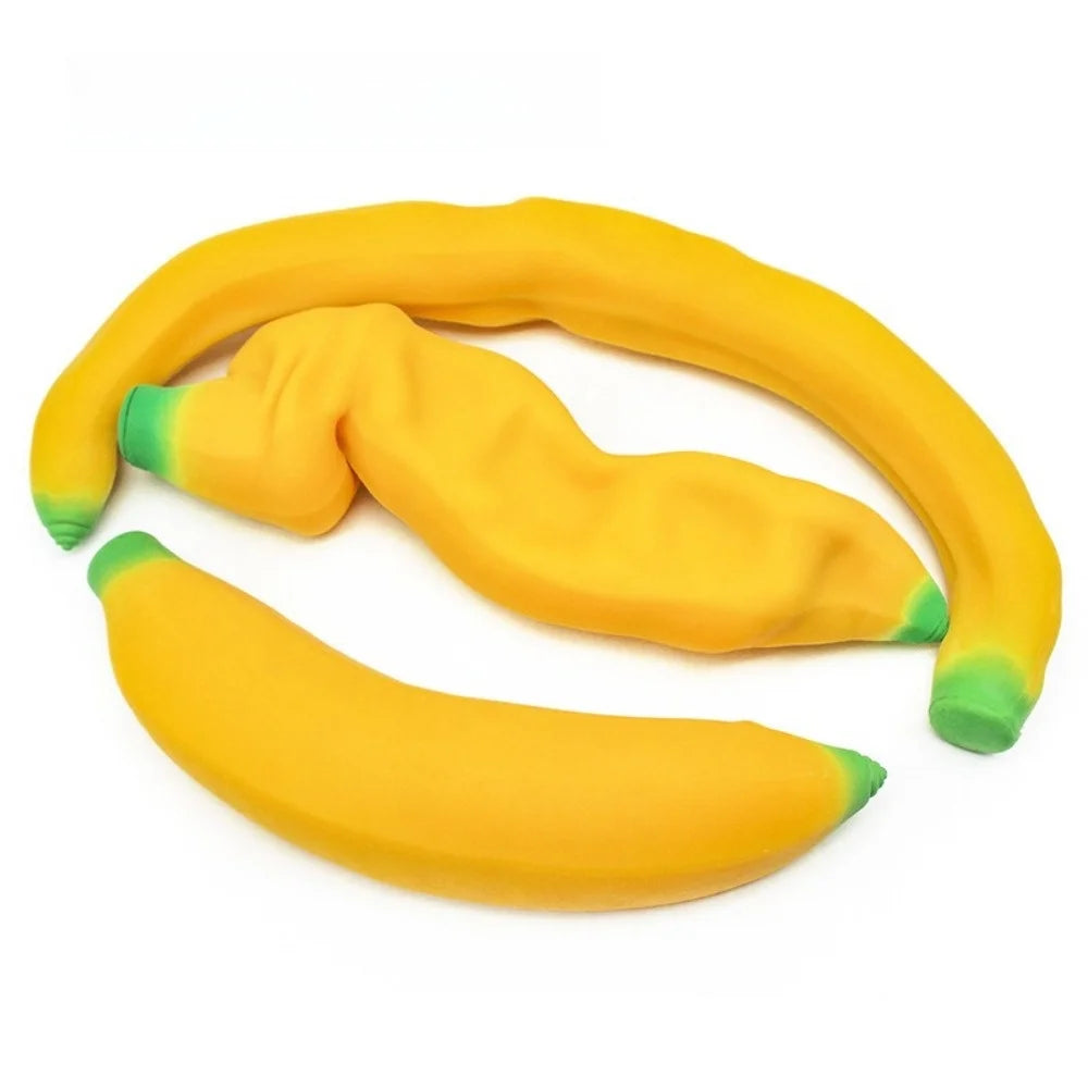 Anxiety Relief Banana Squeeze Toy Slow Rebound Simulated Banana Stress Relief Squeeze Ball Sensory Toys Stress Relief Toy Quake