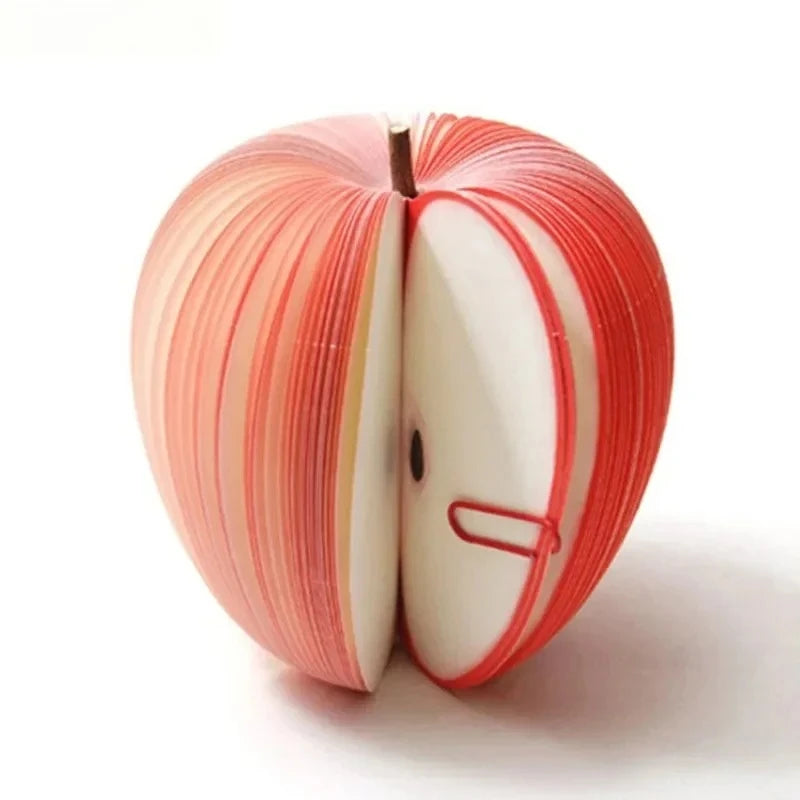 100 Pages Creative Apple Notes DIY Post-it Notes Fruit Post-it Notes School Office Account Stationery Stickers Quake