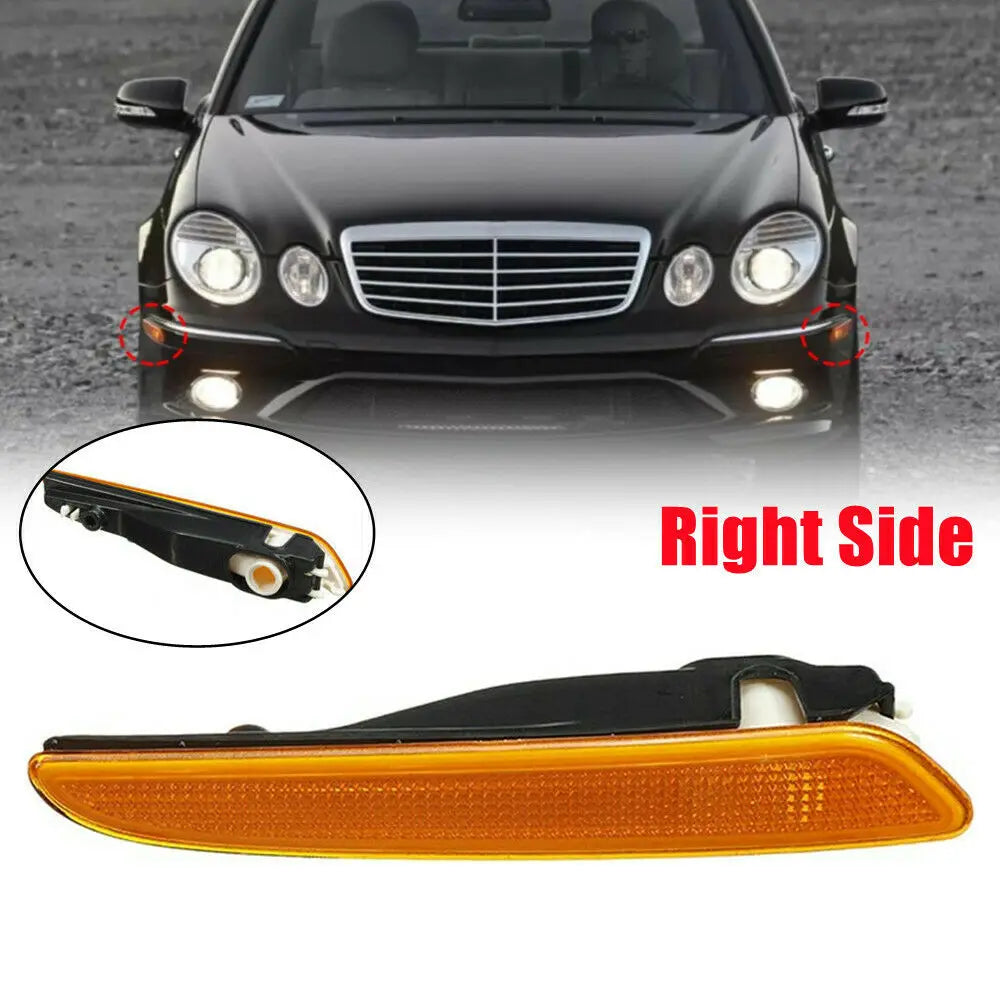 Auto Car Parts Right Left Side Marker Bumper Turn Signal Light Lamp For Benz W211 E Class 2007 2008 2009 Quake 1Pcs Right Side