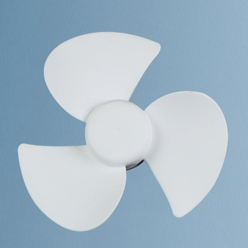 10W Small Cooling Fan E27 Home Ceiling Fan Desktop Fan 360 Degree Adjust for Kitchen Bedroom Dormitory Living Room Study K1KF Quake