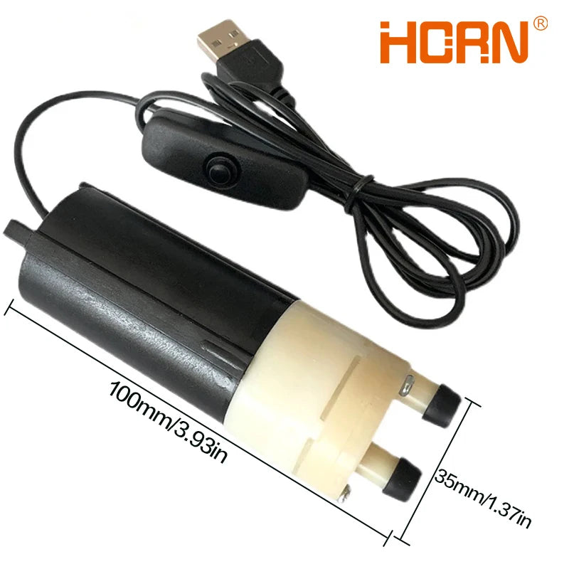 DIY High-Flow Electric Wine Pump USB Interface Peristaltic Pump Miniature Dosing Pump Peristaltic Hose Pump Electric Water Pump Quake