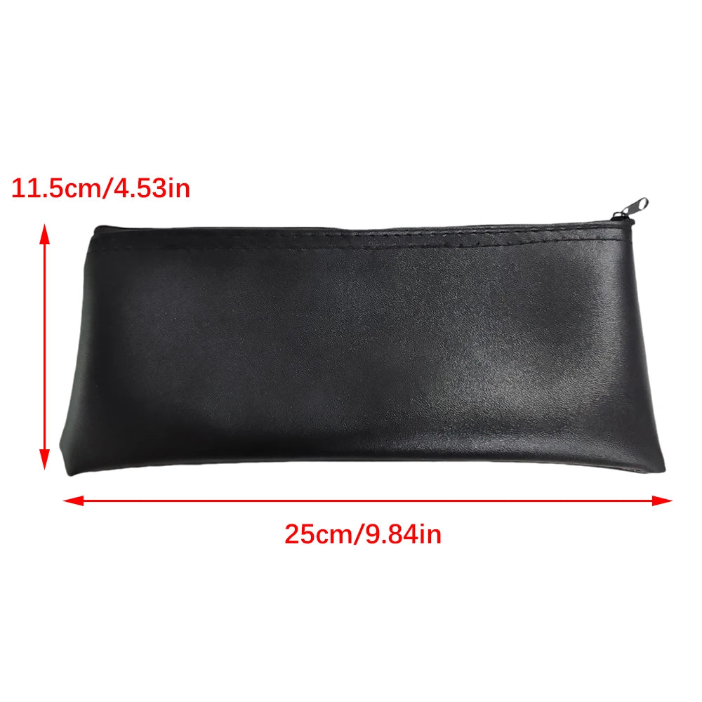 1/2pcs Portable Wireless Microphone Storage Carrying Bag, PU Leather Microphone Pouch For Shure SM57, SM58,SM11 Quake