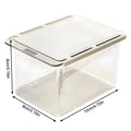 1Pcs Drawer Style Storage Box Under The Mirror Cabinet Transparent Bathroom Cotton Stick Makeup Cotton Pull-Out Storage Case Quake 1Pcs