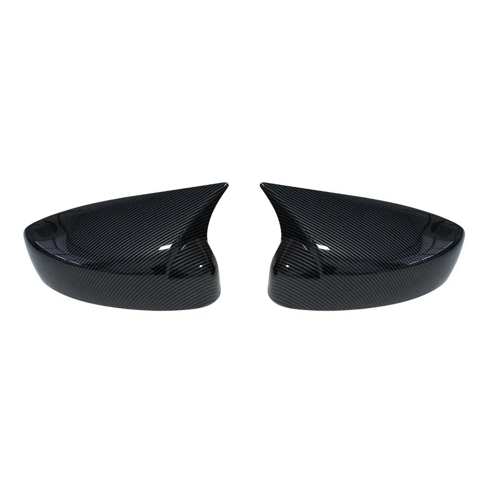 For Mazda CX-5 CX5 CX8 2017-2021 2x Car Sticker Rearview Side Mirror Cover Wing Cap Exterior Case Trim Accessories Vehicle Decor Quake Carbon Look