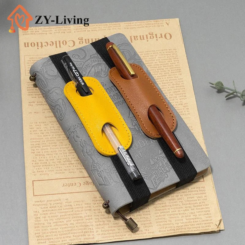 1Pcs PU Leather Pen Holder With Elastic Band for Notebook Covers Journals and Books Accessories Keep Writing Tools Handy Quake