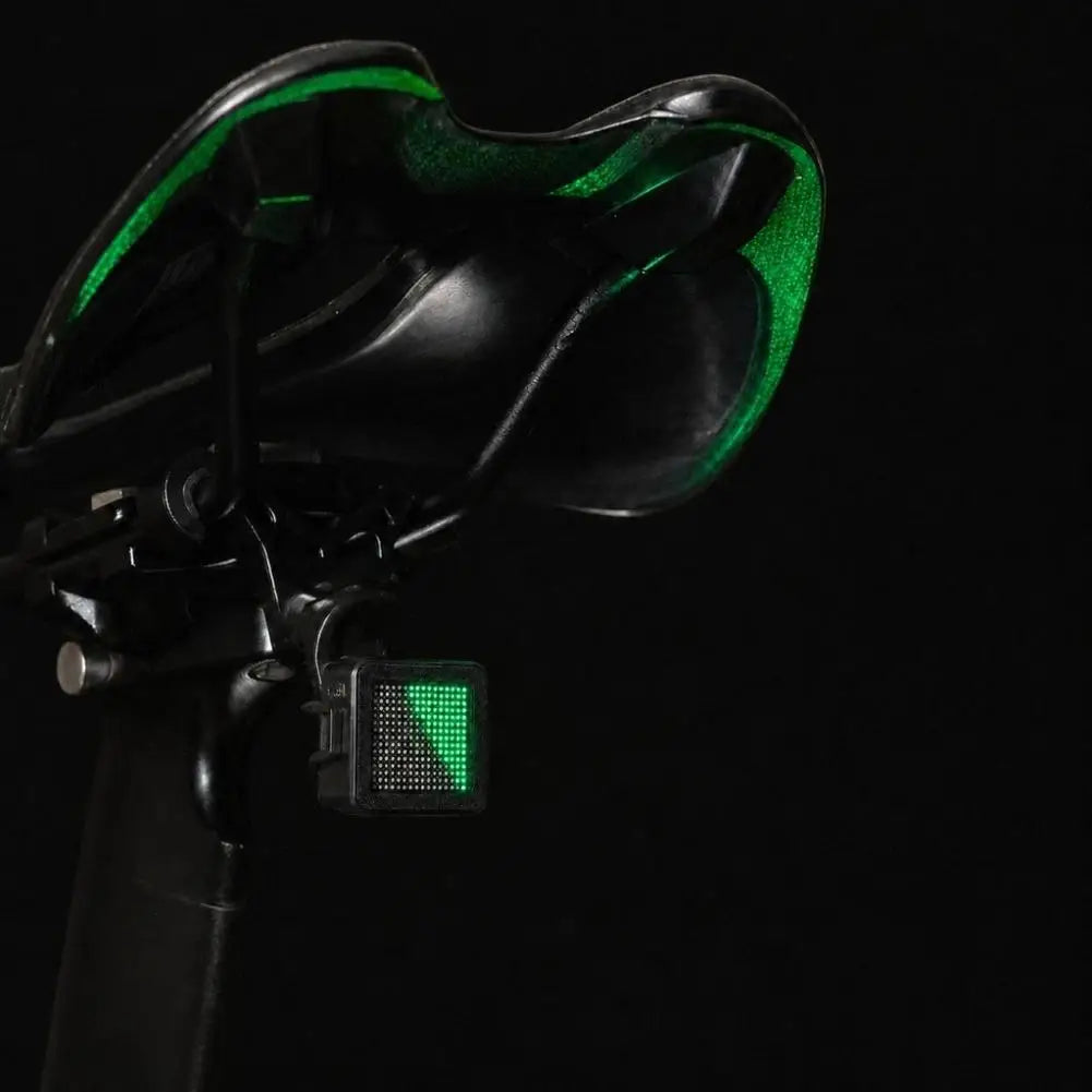 Fluid Simulation LED Bicycle Tail Light Rechargeable Bike Rear Light Shake On Tilt Control Cycling Warning Lamp Mount Quake