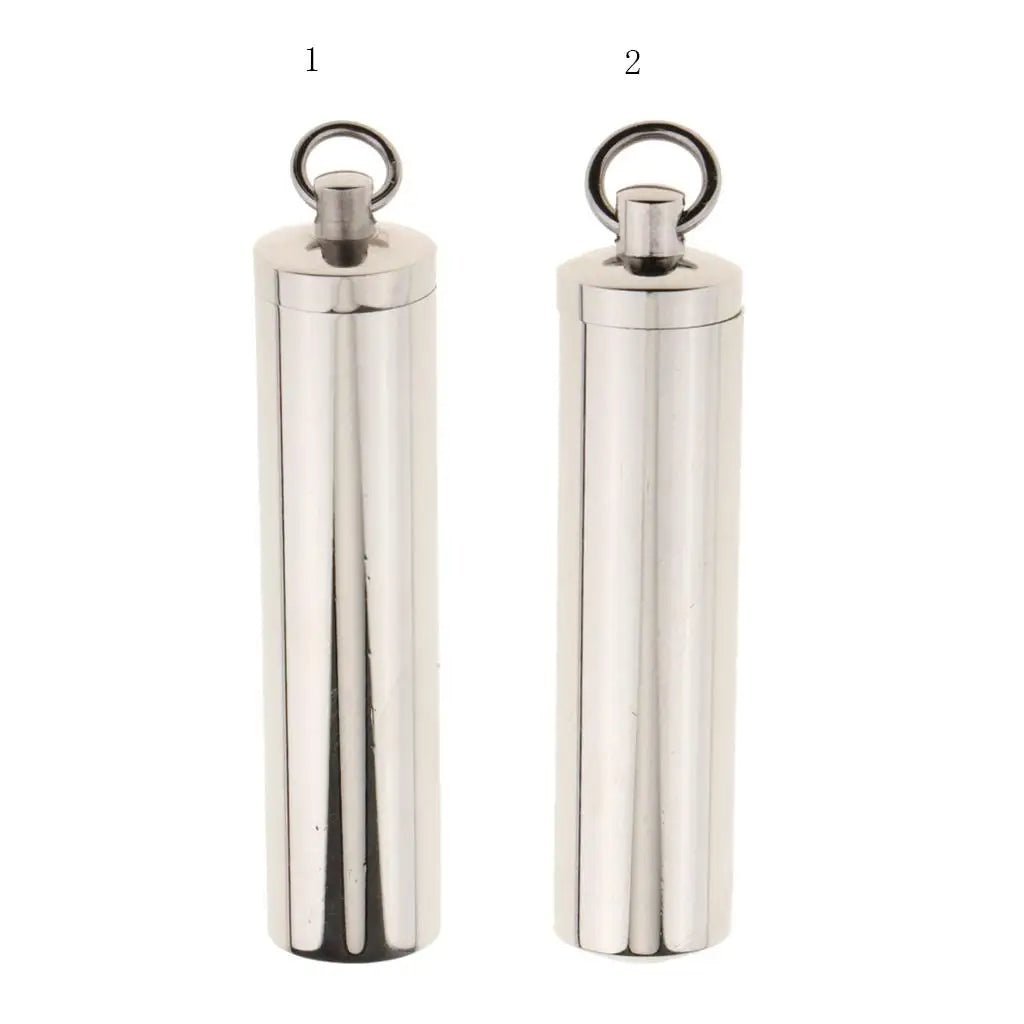 Memorial Keepsake Capsule Pendant Stainless Steel Openable Ash Pill Filler Kit Necklace for Keepsake Quake
