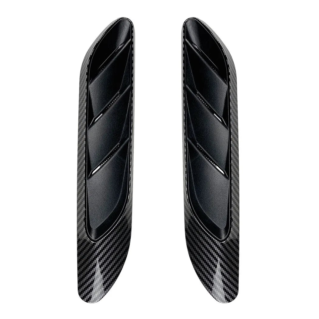 For Mercedes-Benz C-Class W206 C200 C260 AMG C63 2022-2025 Car Side Air Outlet Vent Cover Trim Fender Sticker Flow Duct Cover Quake Carbon Fiber