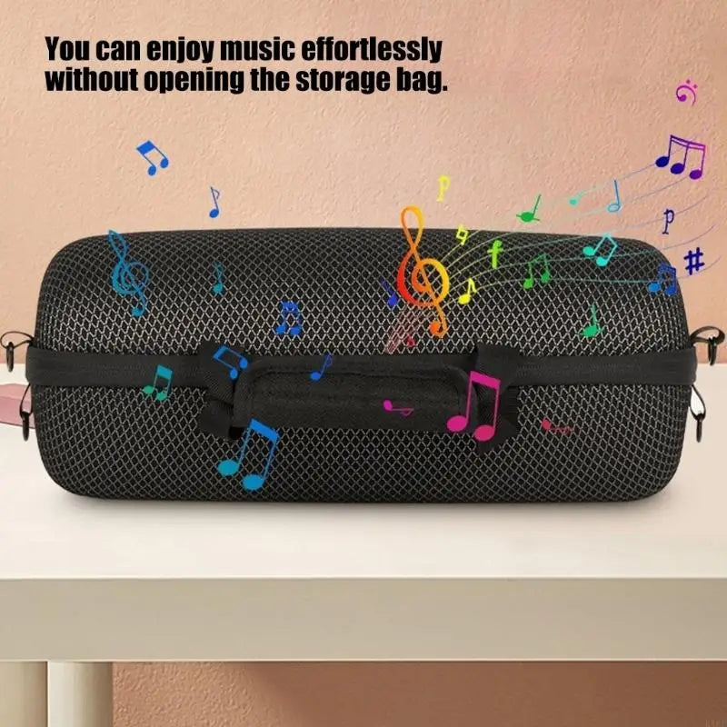 Compactly Speaker Carrying Case Durability EVA Fabric Bag for Speaker Providing All Around Device Protections K1KF Quake CN