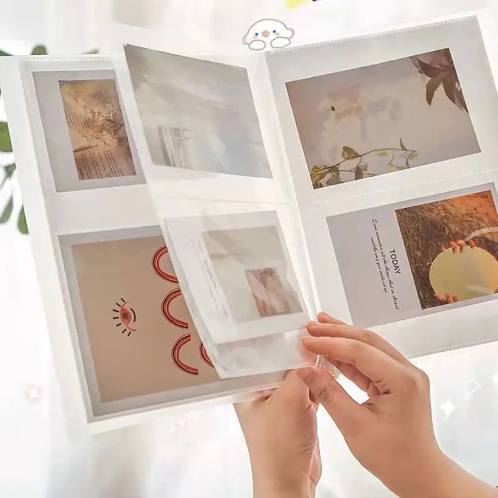 3/4/5/6 Inch 80/160 Slot Photo Album Idol Photocard Holder Idol Star Card Collect Book Creative Photo Albums Picture Card Holder Quake