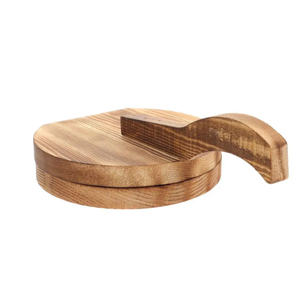 DIY Wooden Dumpling Wrapper Presser Pastry Tool Kitchen Baking Accessories Dough Presser Round Shape Chapati Presser Household Quake B
