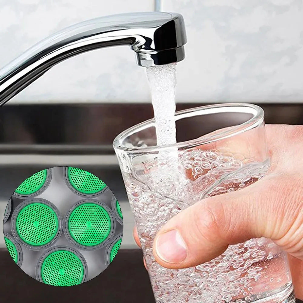 50/5PCS Faucet Filter Aerator Flow Restrictor Replacement Parts Insert Sink Basin Tap Filter Anti-splash Head Faucet Accessories Quake