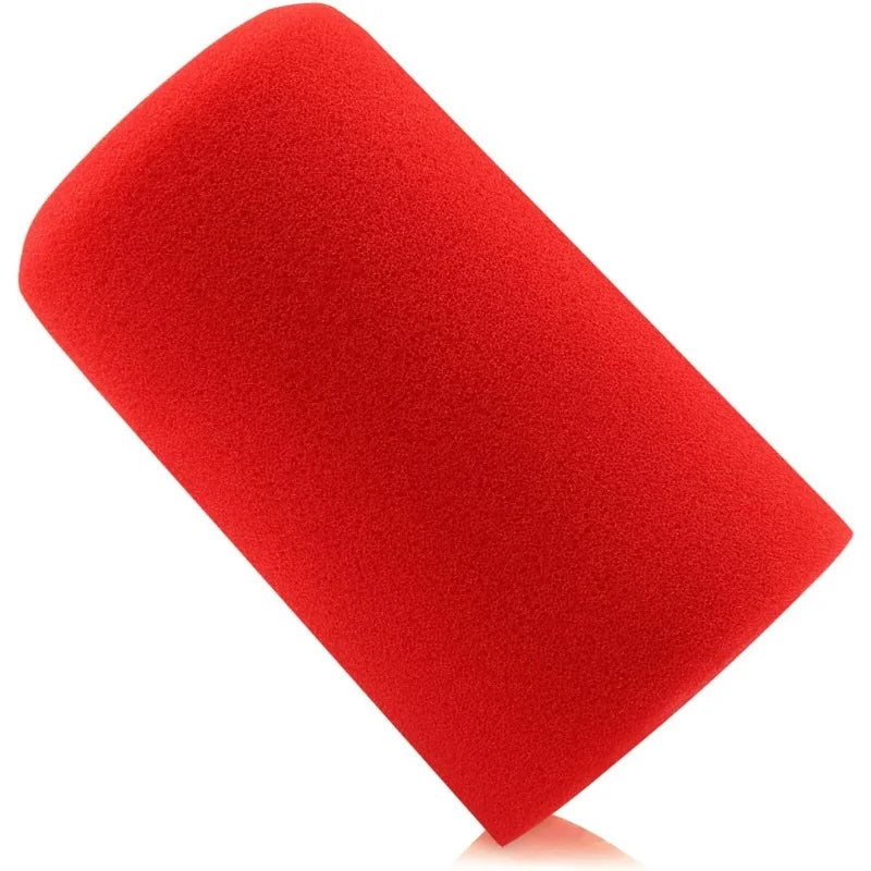 Pop Filter Windscreen for Shure SM7B SM7dB Vocal Microphone RK345 Replacement Pop Filter,Noise-cancellation Windsock Cover Quake Red