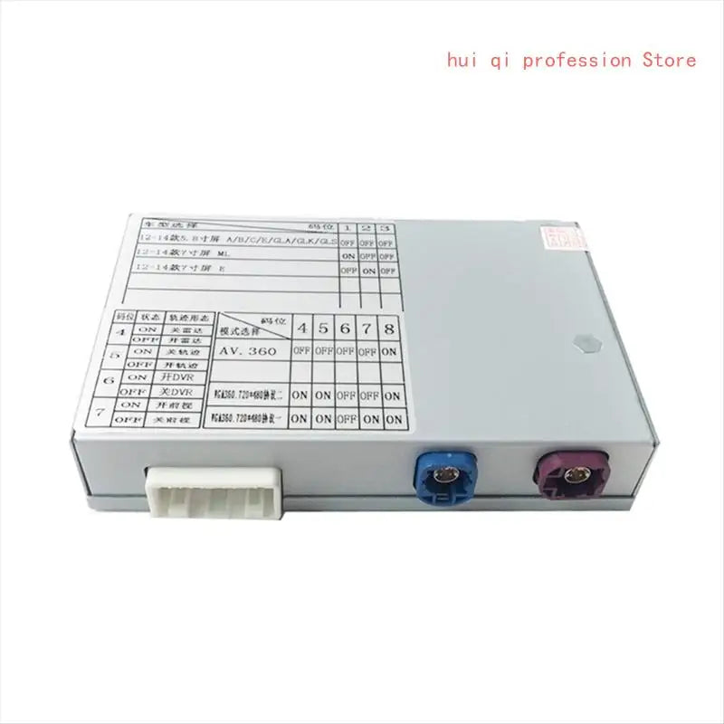 Car Front Rear Reverse Camera Interfaces Adapter Box Decoders, Plugs And Play for A B C 4.5 Systems Enhanced Safety Quake
