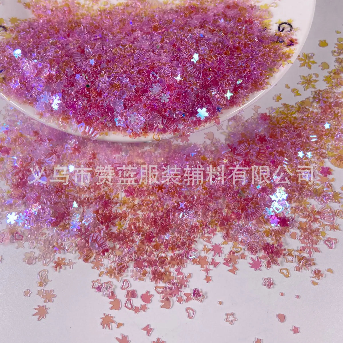 50g/500g Randomly mixed Glitter Confetti Tinfoil Sequins DIY New Year Home Wedding Birthday Throw Party Decoration Supplier Quake purple 500g